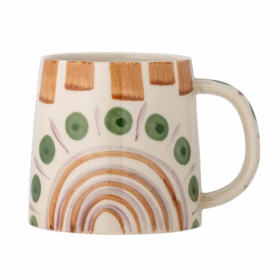 Bloomingville Shama Mugg, Grön, Stengods, 6-pack
