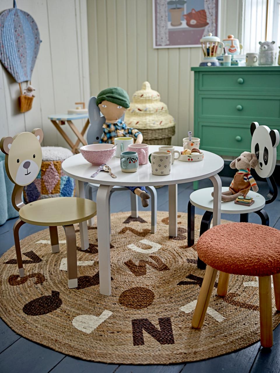 Bloomingville Mini Dorthea Kopp, Vit, Stengods, 6-pack