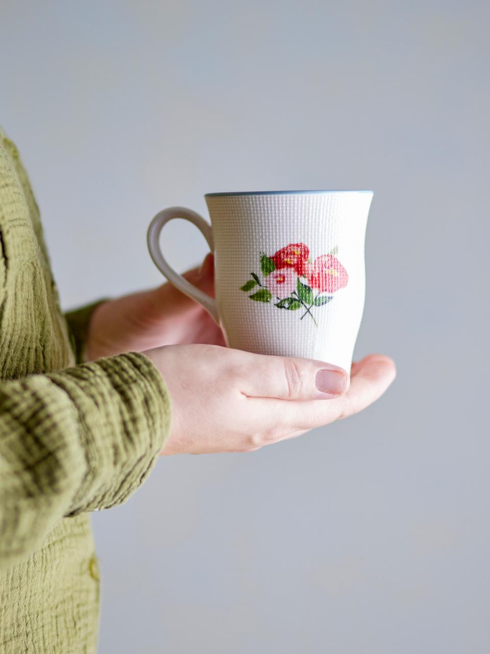 Bloomingville Dorothy Mugg, Blå, Stengods, 6-pack