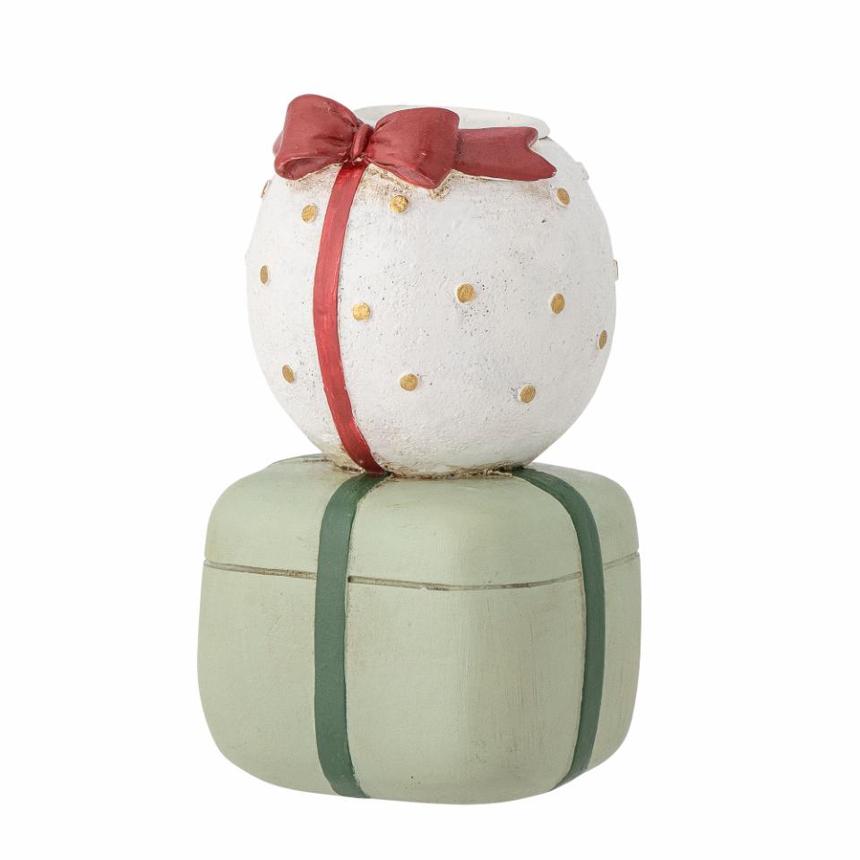 Bloomingville Wish Ljushållare, Grön, Polyresin, 4-pack