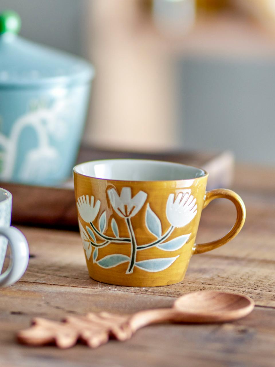 Creative Collection Tangier Mugg, Orange, Stengods, 6-pack