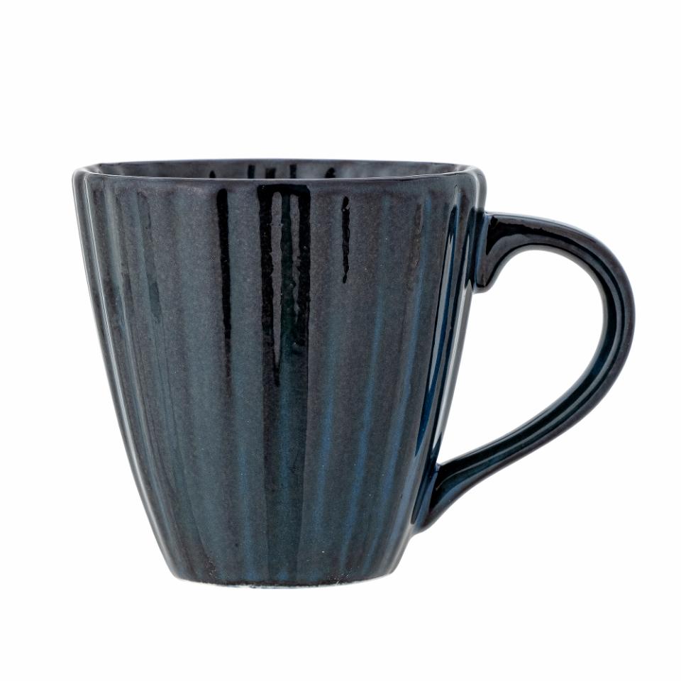 Bloomingville Latina Mugg, Blå, Stengods, 6-pack