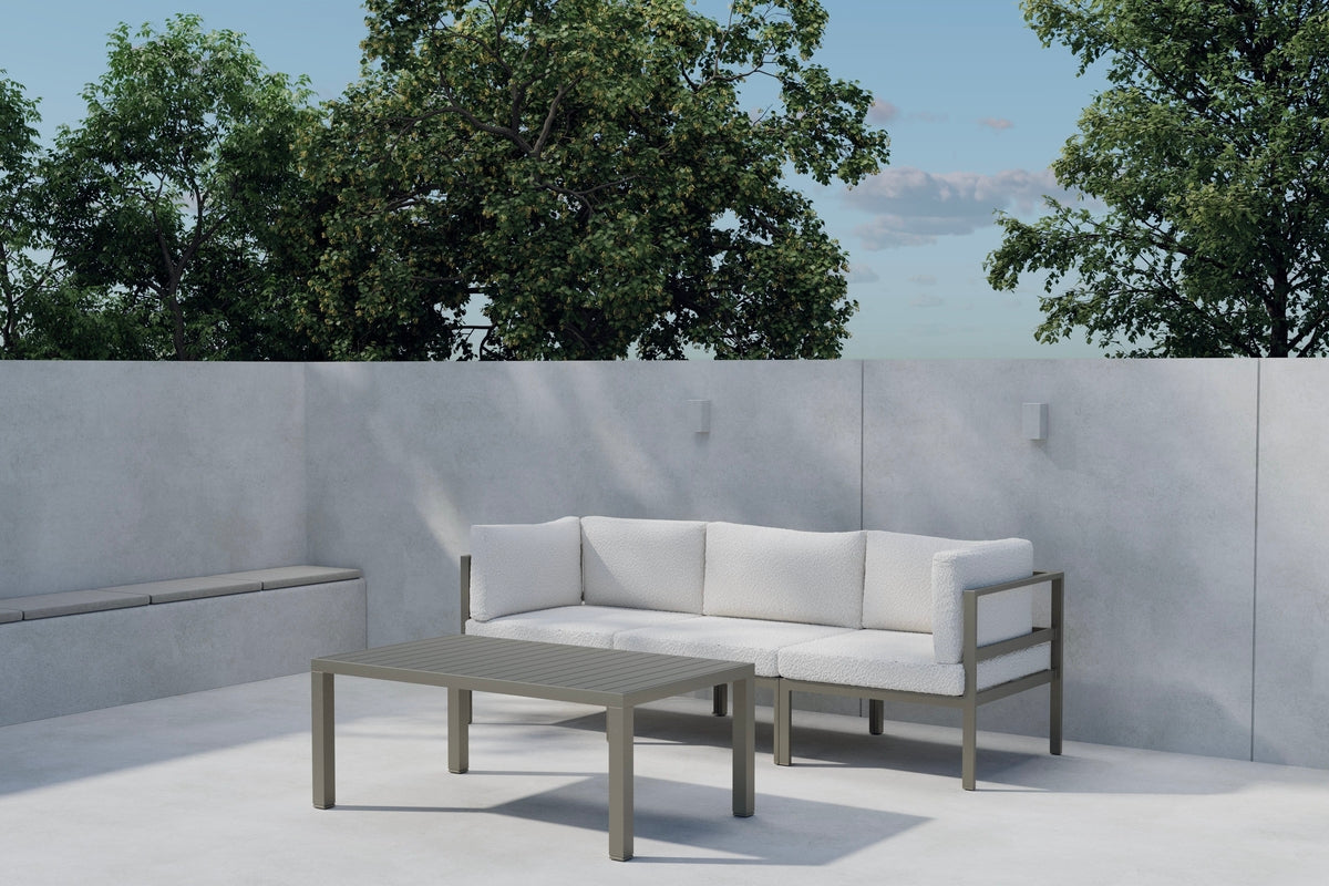 Venture Home Copacabana Soffmoduler Brun + Soffmoduler Brun + Soffbord 120 x 70 Brun