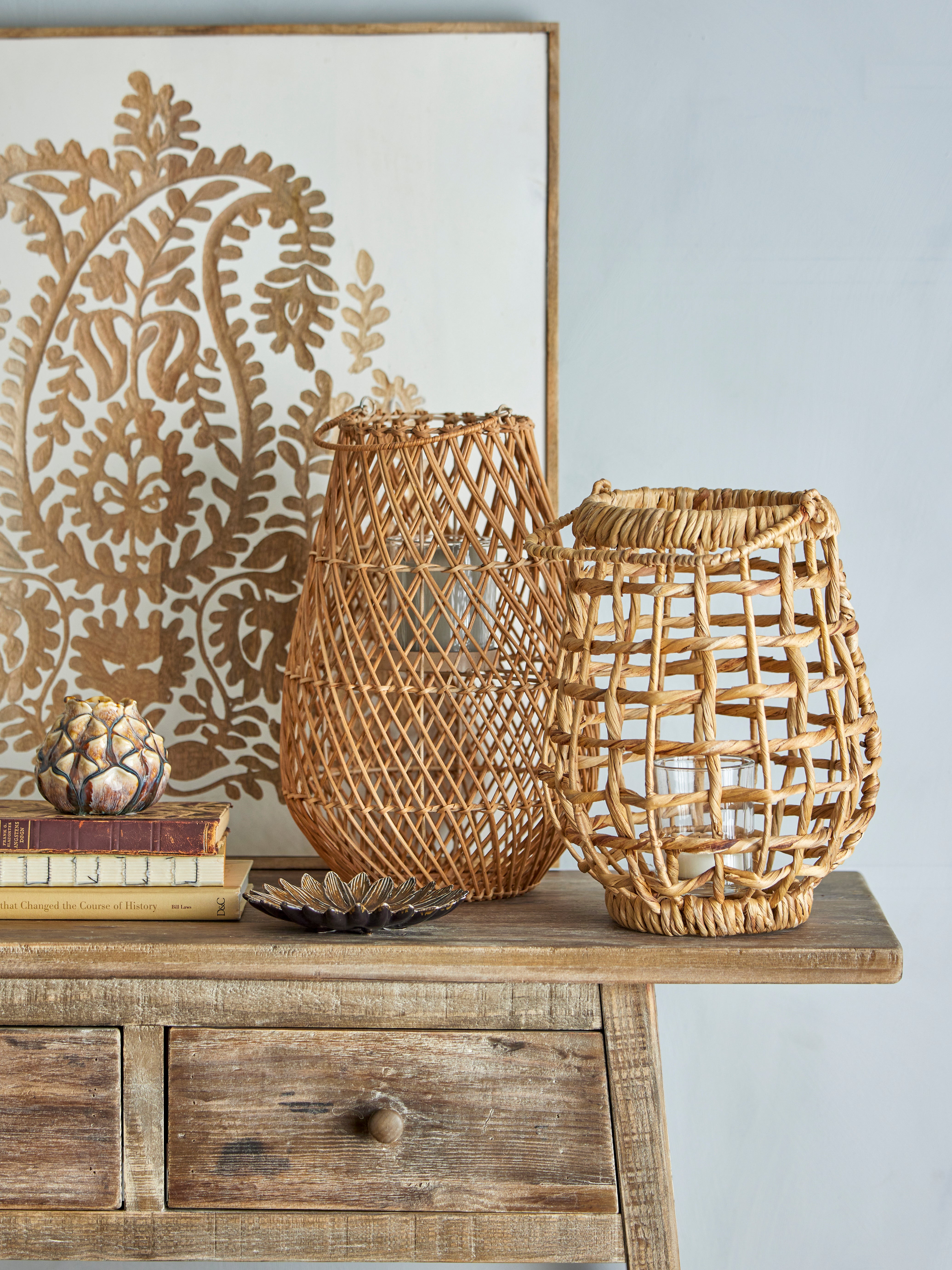 Creative Collection NEVIL Väggdekoration, Vit, Mangoträ